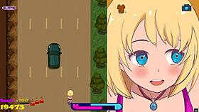 Riding To Bounce City Pornplay Hentai Sex Game Ep 1 Exhibitionist Girl Rides Dildo On Bike