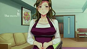 In this anime hentai, the japanese wife faces a big black cock deportation story.