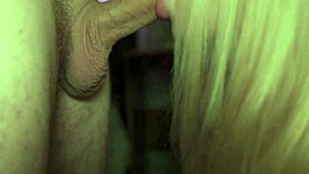 stunning ass in fishnets fucks doggystyle and gets cumshot