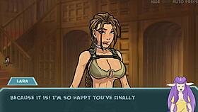 In Star Chanel 34 early part 94 she gets Lara from behind