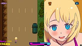 Riding To Bounce City Pornplay Hentai Sex Game Ep 1 Exhibitionist Girl Rides Dildo On Bike