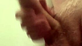 Getting horny at work leads to a risky masturbation session and cumshot