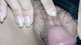 I was playing with my stepsister while watching tv, her wet pussy got so close up and sexy.