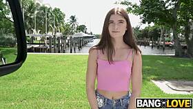 Eliana Rose, low key freak, hops on the bus for what?