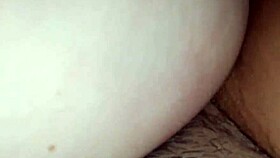 I’m Fucking Her Pussy with My Tits, So Hot!