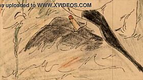 Vintage Erotic Art Blends Retro Cartoon Anime Hentai Styles