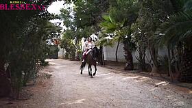 Riding On The Farm With Monster Cock And Muff Diving?