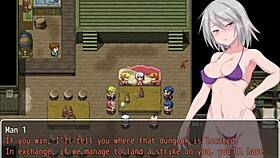 grace explores the labyrinth town in this anime hentai adventure