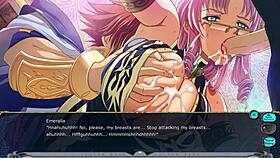 Kyonyuu Fantasy Emeralia H-Scene with Big Tits and Cumshot