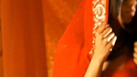 Ana, the beautiful Indian girl, teases solo in oriental style