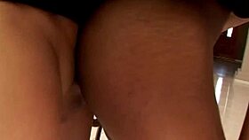 she is totally bent, but will she get fucked in the ass by black cocks?