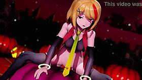 Happy Halloween Vocaloid Squirts In Anime Hentai