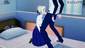 i fucked saber rin tohsaka and shirou emiya in fate stay night hentai