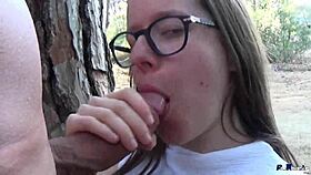 young american sucks victor blooms cock outdoors in the mountains?