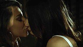 Are these horny lesbians rubbing pussies?