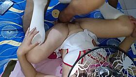 Enfermera se escapa del trabajo para que la follen la noche de halloween, ass pussy big cock big pussy cock amateurs monster cock fetish homemade tits