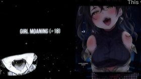 Hot girl moans during solo handjob.