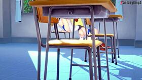 android 18 and videl have lesbian sex in dragon ball fantasy