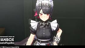 Hey, check out this anime adventure with Ellen Joe in hentai style