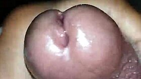 I feel my big cock throbbing as it unleashes a massive cumshot, filling the air with intense pleasure.