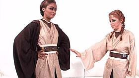 Skin Diamond Lesbian Fuck With Ebony Pussy And Oral