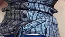 Lonely girl masturbates wet pussy to orgasm