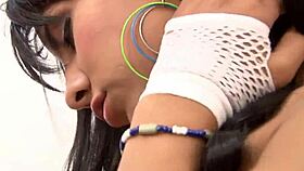 Little Lorie Undresses And Toys Her Pussy