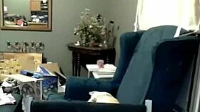 Miss Liz Vicious Performs Cam Show With Big Pink Dildo Masturbation On Her Small Goth Tits