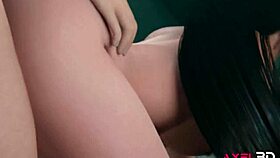 tifa lockhart in public toilet getting anal