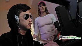 gobbling gamer cock stepsis kenzie madison juan loco in taboo fantasy