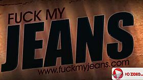 she takes a big cock in her ass, jeans barely off, amateur style