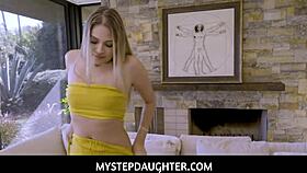 Wow, turning my teen 18+ step-daughter Gizelle Blanco into a baddie with fucking, handjob, and POV action!