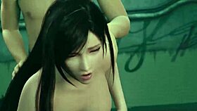tifa lockhart in public toilet getting anal