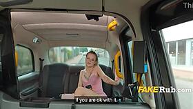 cute influencer plans a wild cab ride for fans