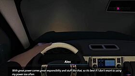 I dream of Aby giving blowjob to Alex in the car and swallowing cum