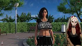 i'm the golden boy ep 6 and mommy's giving me a handjob outside in the hentai game