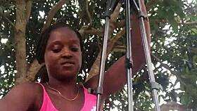 crazybitch unboxes in front of strangers