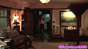 aiden ashley in lingerie gets fingered by her lesbian friend