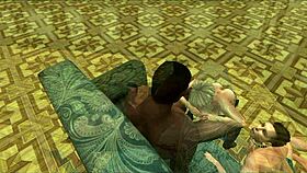 this cuckold goddess wife gets oral and cum all over