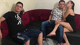 I surprise my husband for cheating, giving monster cock cunilingus, sex, blowjob, lick, and ass in 18-19 yo skinny.