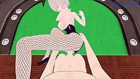 Hana Uzaki And Yanagi Uzaki Bunny Girl Intense Sex!