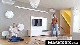 Masked Guys Feel Intense Passion Plowing Juicy Body Deep