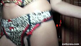 Stripper girl caught on hidden cam sucking and banging hard.