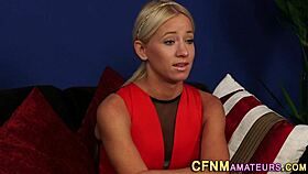 I-I love this glamorous cfnm amateur blowjob!