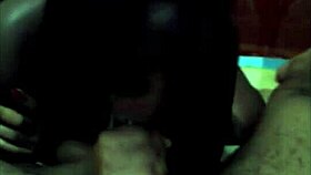 cum on, suck it, ebony teen deepthroats big black cock non-stop