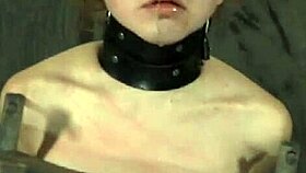 Intriguing BDSM Scene with Bound Pussy Spanking.