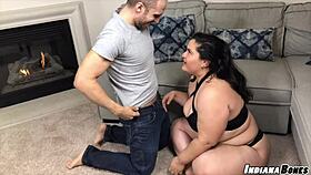 I love watching Karla Lane suck and fuck Indiana Bones