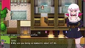 Confused witch strips in men's bathroom - Ceres and the Contract Guild hentai part 3 😏