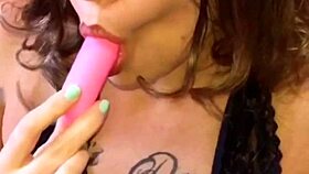 Dj Breeze's pink vibrator play in the dorm room