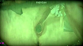 giant futanari and bigtits milf aunty play bizarre hotel room game